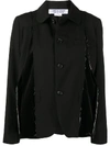 Comme Des Garçons Deconstructed Jacket In Black