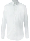 Dolce & Gabbana White Shirt With Classic Collar And Dropped Shoulders In Neutral