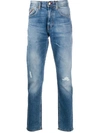 TOMMY HILFIGER STONEWASHED STRAIGHT-FIT JEANS