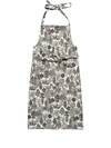 LA DOUBLEJ TREE PRINT APRON