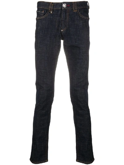 Philipp Plein Classic Slim-fit Jeans In Blue