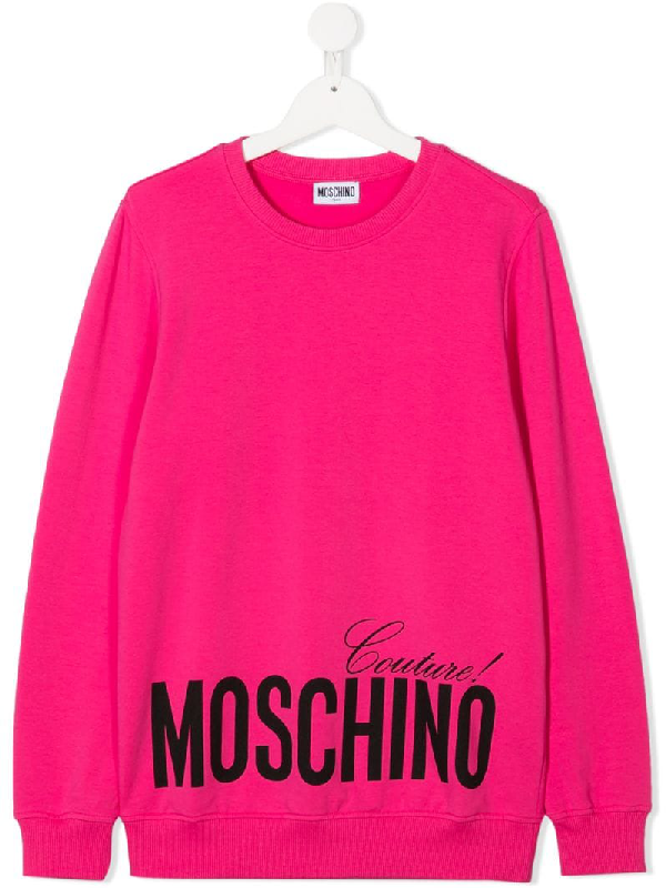 moschino logo jumper