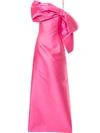 CAROLINA HERRERA OVERSIZED BOW-DETAIL GOWN