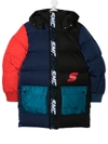 Stella Mccartney Teen Smc Logo Poly Puffer In Blue
