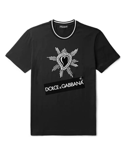 Dolce & Gabbana T-shirts In Black