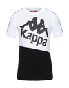 Kappa T-shirts In White