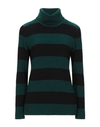 Ganni Turtlenecks In Dark Green