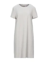 Harris Wharf London Short Dress In Light Grey