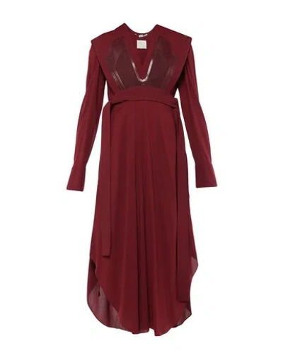 Stella Mccartney Midi Dresses In Red