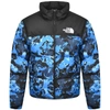 The North Face 1996 Retro Nuptse Water Resistant Down Puffer Jacket In Blue