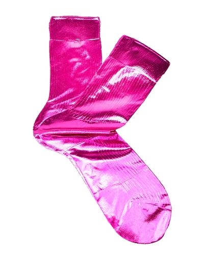 Maria La Rosa Socks & Tights In Fuchsia