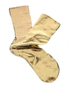 Maria La Rosa Short Socks In Gold