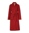 BURBERRY GABARDINE BELTED CAR COAT,15723787