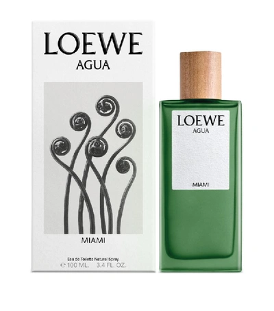Loewe Agua Miami Edt 100ml In Green
