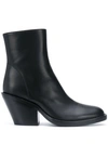 ANN DEMEULEMEESTER TAPERED HEEL ANKLE BOOTS