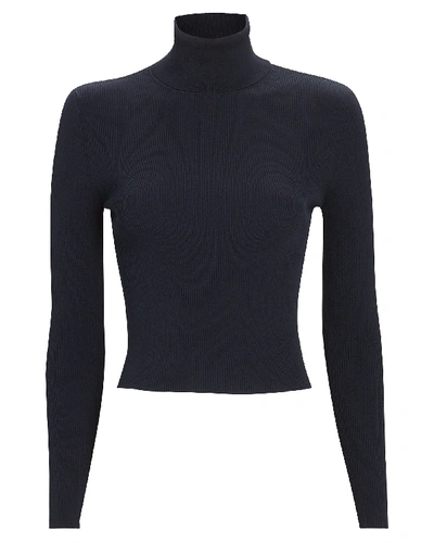 A.l.c Eberly Turtle-neck Top In Navy