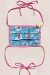 Loveshackfancy Love Shack Fancy Protective Face Mask In Blue Multi