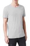Allsaints Slim Fit Crewneck T-shirt In Lithium Grey