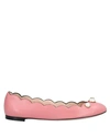 Gucci Ballet Flats In Pink