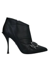 Dolce & Gabbana Ankle Boots Devotion Leather Black In Black