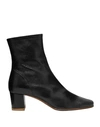 By Far Sofia 65mm Leather Ankle Boots In Black