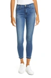 Frame Le High Skinny High Waist Crop Jeans In Edgewater