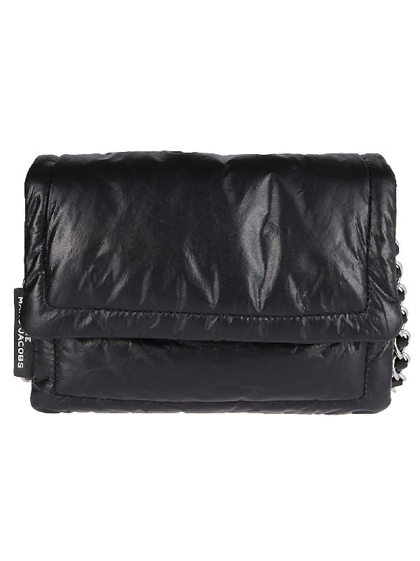 Marc Jacobs Black Leather Pillow Shoulder Bag | ModeSens