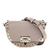 VALENTINO GARAVANI POUDRE ROCKSTUD LEATHER BAG