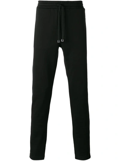 Dolce & Gabbana Drawstring Track Trousers In Black