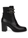 Valentino Garavani Rockstud Chelsea Boots In Nero