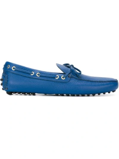 Car Shoe Slip-on Driving Loafers - Blue