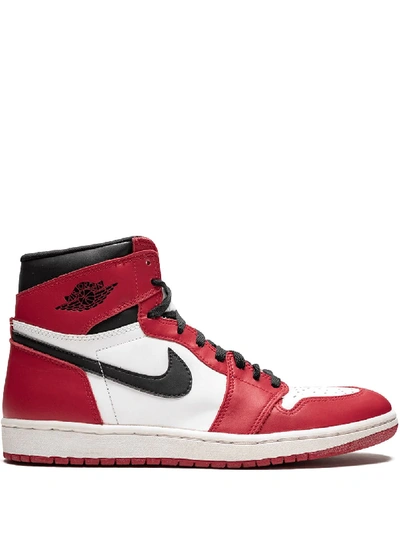 Jordan 1高帮板鞋 In Rot