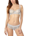 Dkny Sheers Strapless Mesh Bra Dk4939 In Zcj/alum L