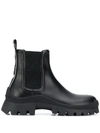 DSQUARED2 CHUNKY LEATHER BOOTS