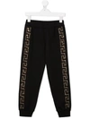 YOUNG VERSACE TEEN CRYSTAL-EMBELLISHED TRACK trousers