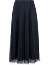 P.A.R.O.S.H PARALLEL PLEATED MAXI SKIRT