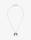 ISABEL MARANT COLLIER HORN-CHARM BRASS NECKLACE,R01426511