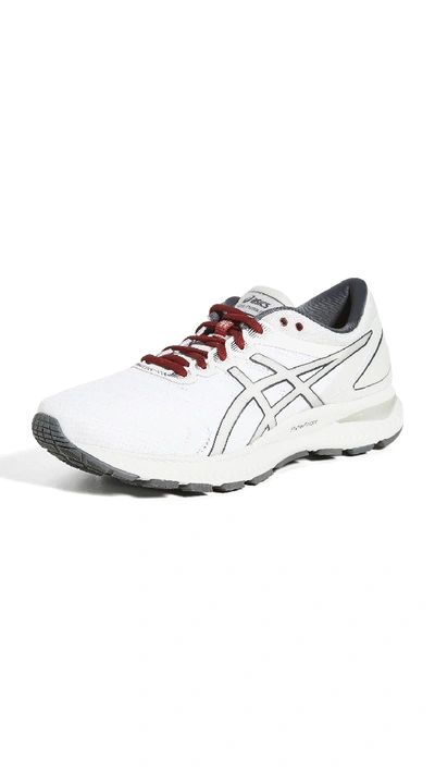 Asics X Reigning Champ White Gel-nimbus 22 Sneakers In Polar Shade/carrier Grey