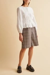 Merlette Sol Ruffle Cuff Top In White
