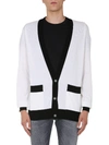 BALMAIN V-NECK CARDIGAN,11468486