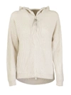 BRUNELLO CUCINELLI RIBBED-KNIT CASHMERE HOODIE,11468569