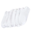 Hue 6 Pack Super-soft Liner Socks In White