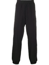 Moncler Pull-on Cuffes Track Trousers In Black
