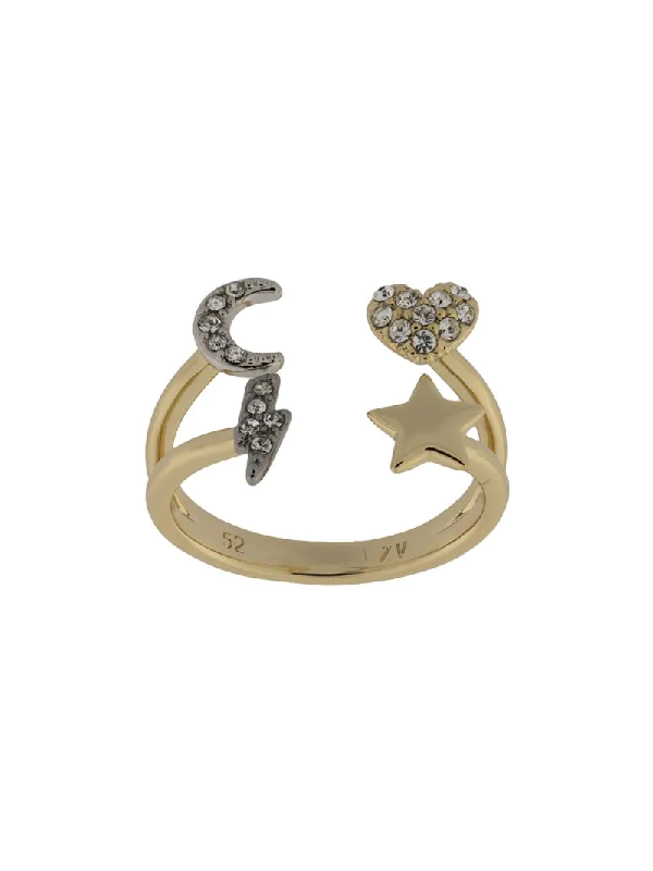 Zadig & Voltaire Mix And Match Embellished Ring In Gold ModeSens