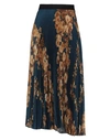 Twinset Midi Skirts In Blue