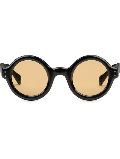 Gucci Round-frame Acetate Sunglasses In Black