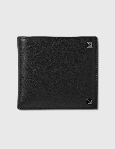 Valentino Garavani Garavani Rockstud Billfold Wallet In Black