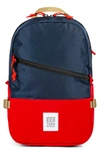 Topo Designs Standard Backpack In Navy/red