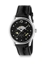 GUCCI G-TIMELESS STAINLESS STEEL & LEATHER-STRAP ANALOG WATCH,0400012895343