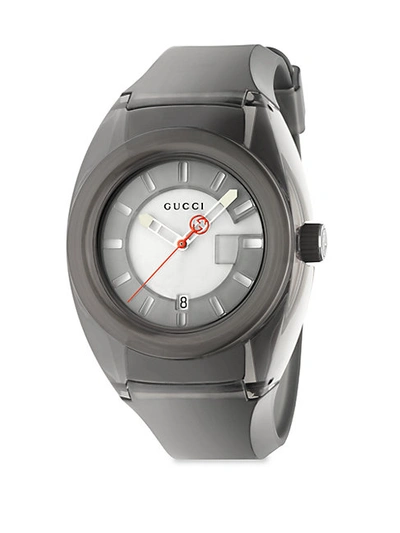 Gucci Sync Stainless Steel Rubber Watch